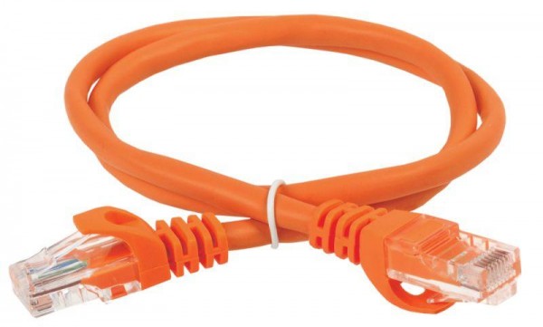  Патч-корд кат.5е UTP 5м оранж. ITK PC07-C5EU-5M 