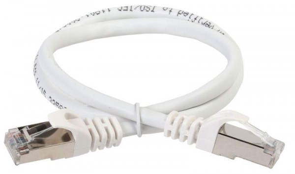  Патч-корд кат.5е FTP 3м бел. ITK PC08-C5EF-3M 