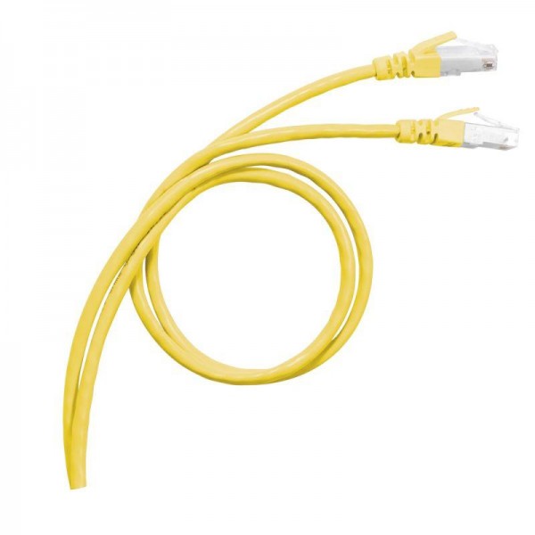  Патч-корд LCS RJ45 STP кат.6А 3м желт. Leg 051782 