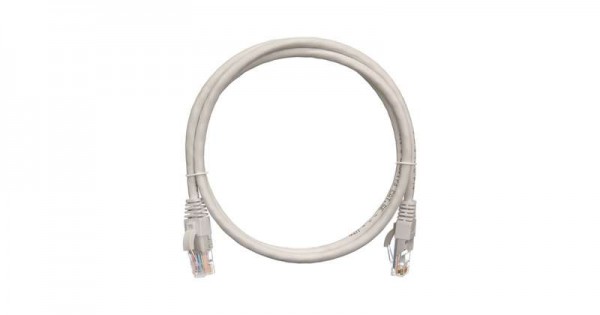  Патч-корд U/UTP 4 пары кат.5e (класс D) 100МГц 2хRJ45/8P8C BC (чистая медь) 24AWG (7х0.205мм) LSZH нг(А)-HFLTx сер. 15м NIKOMAX NMC-PC4UD55B-150-C-GY 