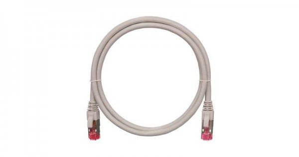  Патч-корд S/FTP 4 пары кат.6a (класс Ea) 500МГц 2хRJ45/8P8C BC (чистая медь) 26AWG (7х0.165мм) LSZH нг(А)-HFLTx сер. 1.5м NIKOMAX NMC-PC4SA55B-015-C-GY 
