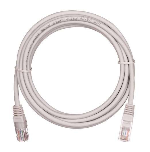  Шнур коммутационный U/UTP 4 пары кат.5е класс D 100МГц 2хRJ45/8P8C T568B заливной мж BC чистая медь LSZH нг(В)-HF сер. 1м (уп.10шт) NETLAN EC-PC4UD55B-BC-LSZH-010-GY-10 