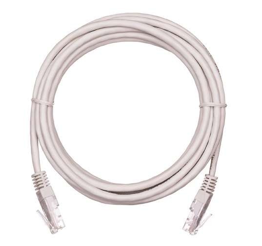  Патч-корд U/UTP 5е RJ45/8P8C 4 пары PVC мж обмедн. 1м сер. NETLAN EC-PC4UD55B-010-GY-10 