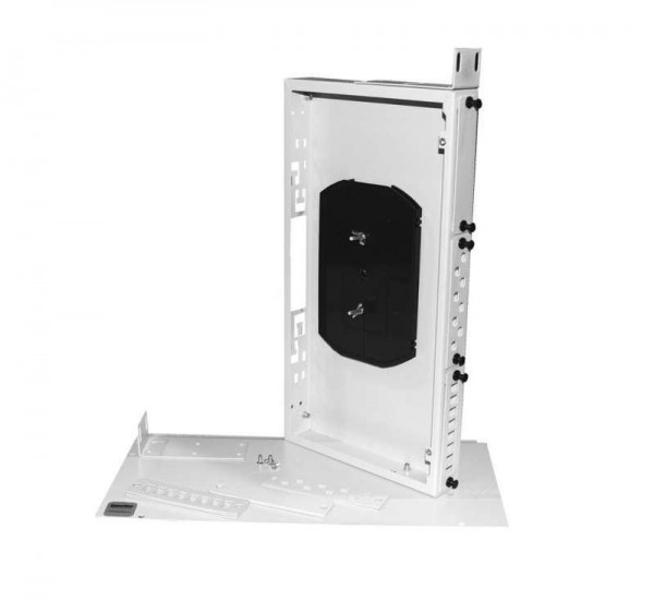 Бокс FO-19R-1U-3хSLT-W140H42-24UN-GY оптич. универсальн. 19 дюйм от 8 до 24 портов (SC duplex LC; ST; FC) со сплайс пластиной; без пигтейлов и проходных адаптеров; 1U; сер. Hyperline 237482 