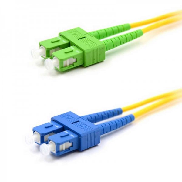  Патч-корд оптический переходной (SM) 9/125 (OS2) SC/APC-SC/UPC (Duplex) PVC 2м Rexant 50-2059 
