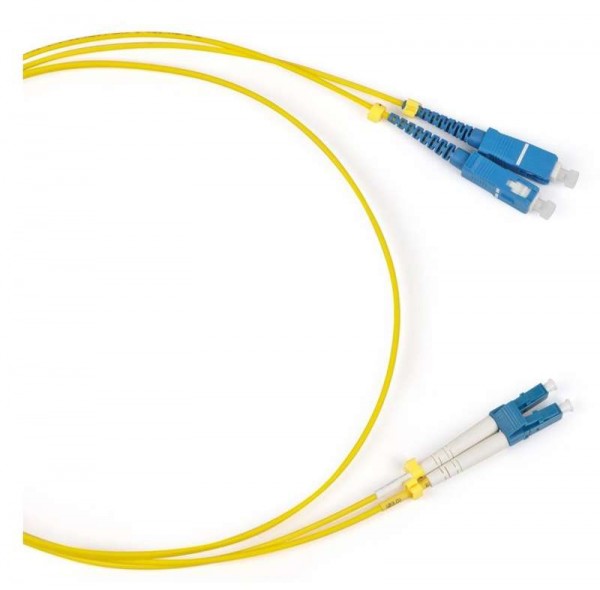  Патч-корд FC-D2-9-LC/UR-SC/UR-H-10M-LSZH-YL (FC-9-LC-SC-UPC-10M) волоконно-оптический (шнур) SM 9/125 (OS2) LC/UPC-SC/UPC duplex LSZH 10м Hyperline 37189 