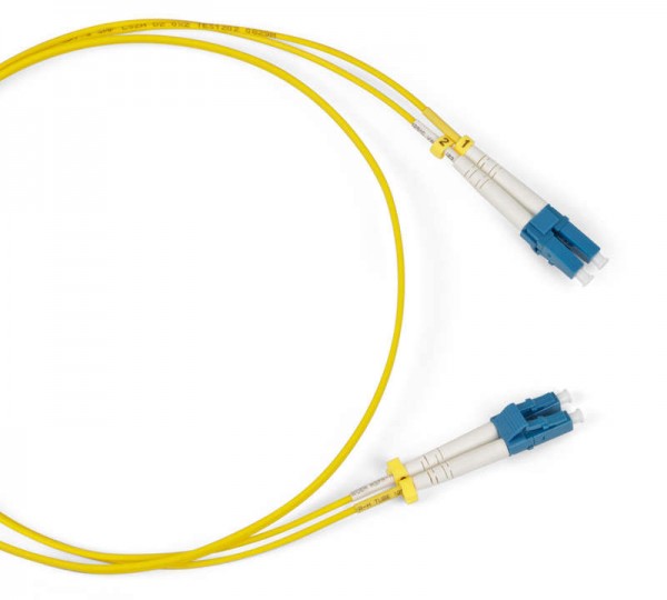  Патч-корд FC-D2-9-LC/UR-LC/UR-H-20M-LSZH-YL (FC-9-LC-LC-UPC-20M) вол.-опт. SM 9/125 (OS2) LC/UPC-LC/UPC duplex LSZH 20м Hyperline 47903 