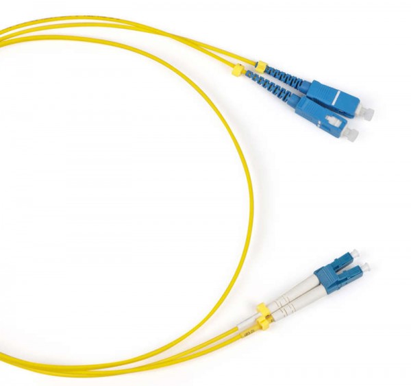  Патч-корд FC-D2-9-LC/UR-SC/UR-H-5M-LSZH-YL (FC-9-LC-SC-UPC-5M) вол.-опт. SM 9/125 (OS2) LC/UPC-SC/UPC duplex LSZH 5м Hyperline 28390 