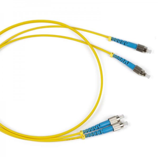  Патч-корд FC-D2-9-FC/UR-FC/UR-H-2M-LSZH-YL волоконно-оптический(шнур) SM 9/125 (OS2) FC/UPC-FC/UPC 2мм duplex LSZH 2м Hyperline 238580 