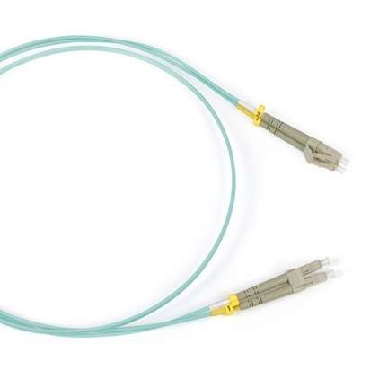  Патч-корд FC-D2-503-LC/PR-LC/PR-H-5M-LSZH-AQ волоконно-оптический(шнур) MM 50/125(OM3) LC-LC duplex 10G/40 LSZH 5м аква Hyperline 34456 