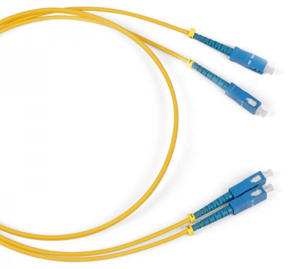  Патч-корд FC-D2-9-SC/UR-SC/UR-H-2M-LSZH-YL волоконно-оптический (шнур) SM 9/125 (OS2) SC/UPC-SC/UPC 2.0 мм duplex LSZH 2м Hyperline 238501 