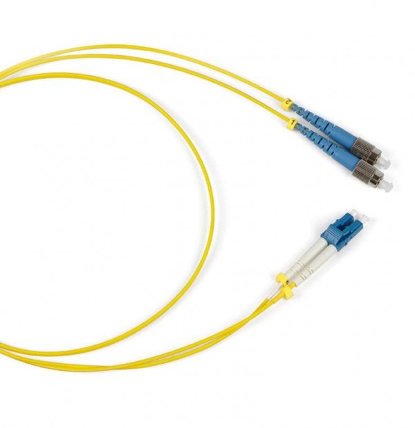  Патч-корд FC-D2-9A1-FC/UR-LC/UR-H-1M-LSZH-WH волоконно-оптический (шнур) SM 9/125 (G657) FC/UPC-LC/UPC duplex LSZH 1м Hyperline 39370 