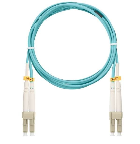  Патч-корд NMF-PC2M3C2-LCU-LCU-001 волоконно-оптический соед. многомод. 50/125мкм стандарта ОМ3 LC/UPC-LC/UPC двойн. LSZH нг(В)-HFLTx 2мм аква 1м NIKOMAX NMF-PC2M3C2-LCU-LCU-001 