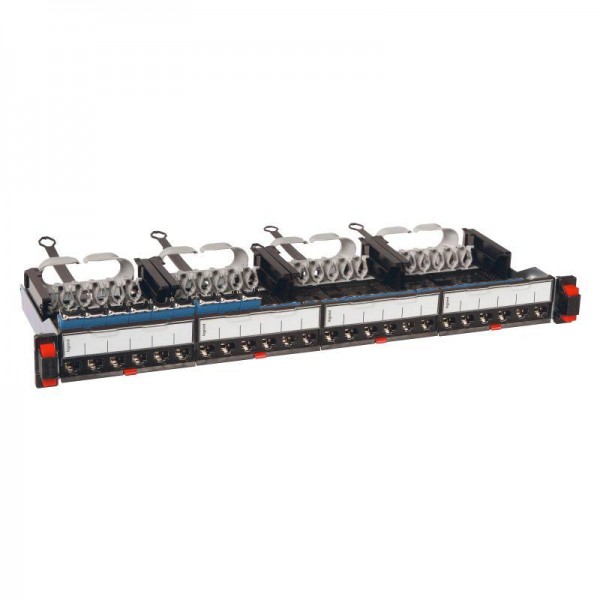  Патч панель укомплектованная 19дюйм 1U категория 6 FTP 24хRJ 45 Leg 033761 