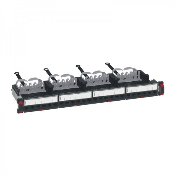  Патч панель укомплектованная 19дюйм 1U категория 5е FTP 24хRJ 45 Leg 033751 