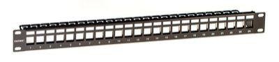  Патч-панель 19дюйм 1U Keystone 24 порта DKC RNKPP241BK 