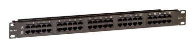 Патч-панель телефонная 19дюйм 1U CAT3 RJ45 LSA 50 портов DKC RN3PP501BK 
