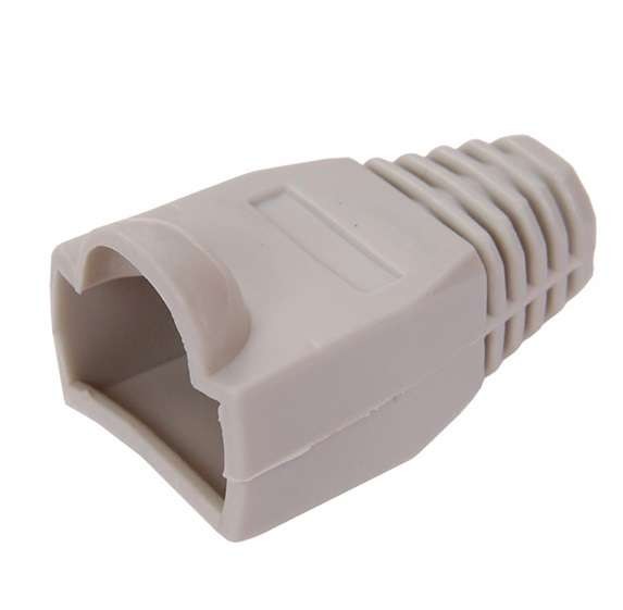  Колпачок изолирующий BOOT-GY-10 для разъемов RJ45 сер.(уп.10шт) Hyperline 251955 