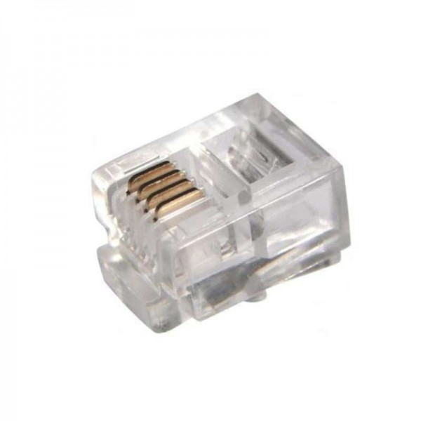  Джек телеф. 6P-4C (уп.100шт) Rexant 05-1012 