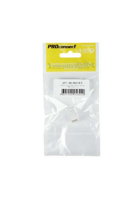  Джек штекер 8Р8С CAT 5е эконом (инд. упак.) PROCONNECT 05-1021-6-7 