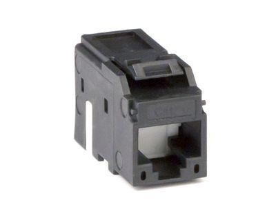  Модуль Keystone RJ45 кат.6а неэкранированный черн. DKC RNK6AUBK 