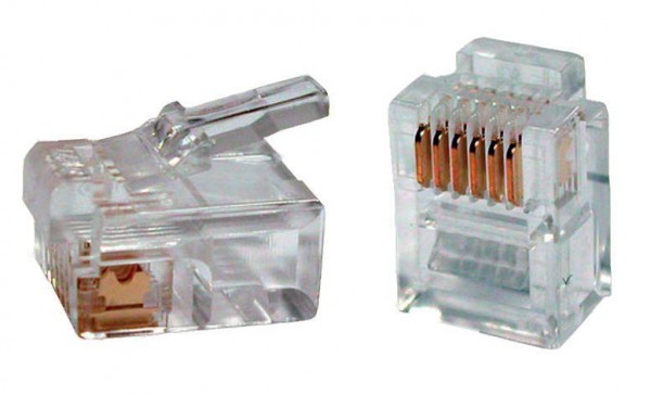  Разъем для кабеля RJ12 UTP кат.3 6P6C ITK CS3-1C3U 