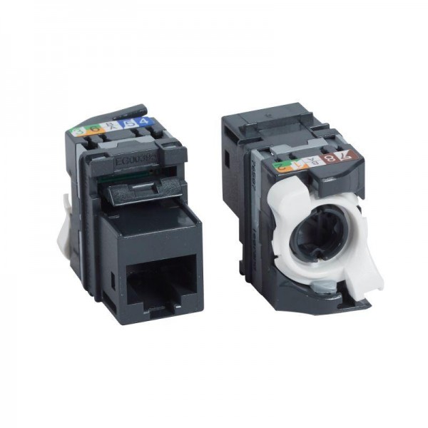  Механизм розетки комп. СП Keystone Mosaic RJ45 UTP CAT.5E Leg 076587 