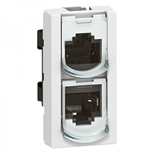  Удвоитель RJ45 UTP интернет/интернет 1мод. Mosaic Leg 076538 