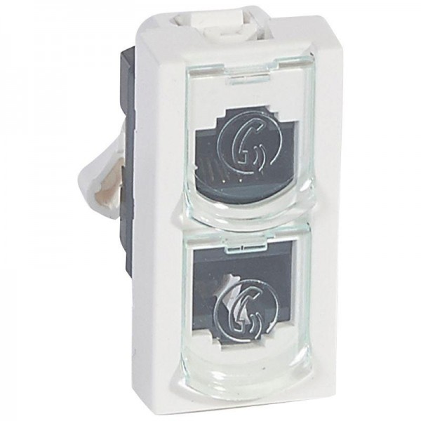  Удвоитель RJ45 UTP тел./тел. 1мод. Leg 076535 