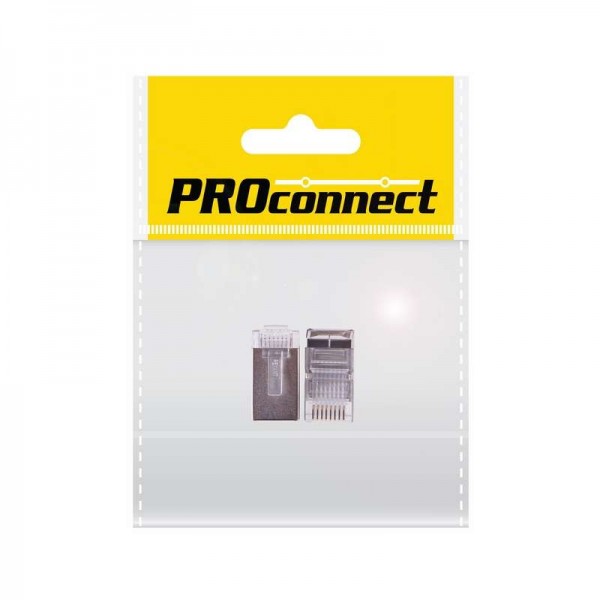  Джек штекер 8Р8С CAT 5е с экраном (уп.2шт) PROCONNECT 05-1023-8 
