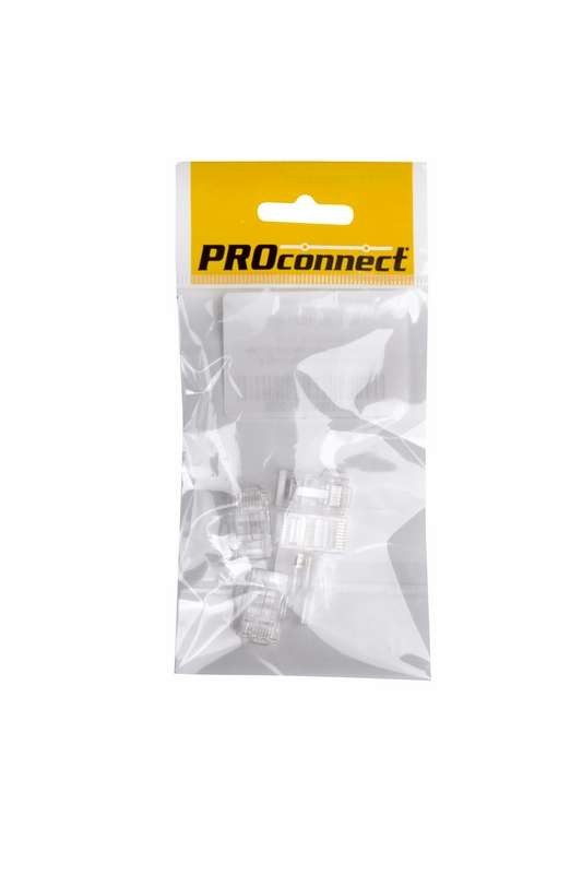  Джек штекер 8Р8С CAT 5е эконом (уп.5шт) PROCONNECT 05-1021-6-9 