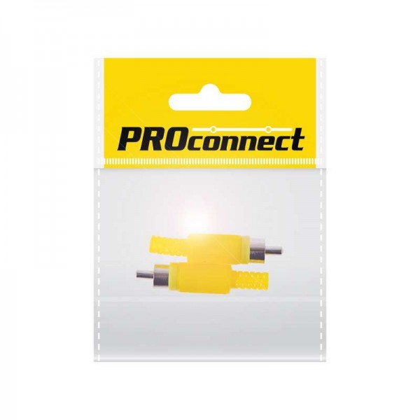  Штекер RCA "желт." (уп.2шт) PROCONNECT 14-0402-8 