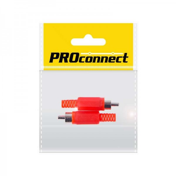  Штекер RCA "красн." (уп.2шт) PROCONNECT 14-0403-8 