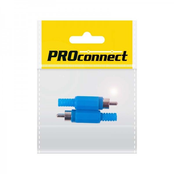  Штекер RCA "син." (уп.2шт) PROCONNECT 14-0405-8 