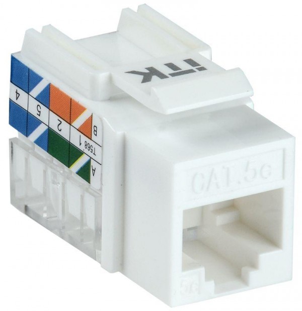  Модуль Keystone Jack кат. 5е UTP 110 IDC 90град. ITK CS1-1C5EU-11 