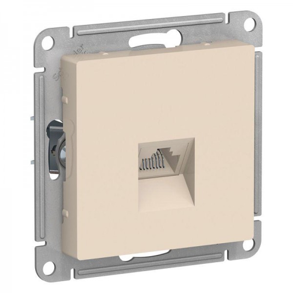  Механизм розетки компьютерной AtlasDesign RJ45 беж. SchE ATN000283 