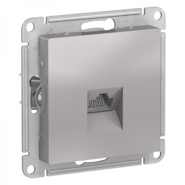  Механизм розетки компьютерной AtlasDesign RJ45 алюм. SchE ATN000383 