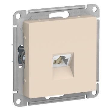  Механизм розетки компьютерной AtlasDesign RJ45 кат. 6А беж. SchE ATN000286 