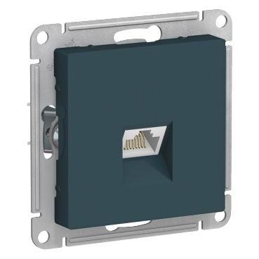  Механизм розетки компьютерной AtlasDesign RJ45 кат. 6А изумруд SchE ATN000886 