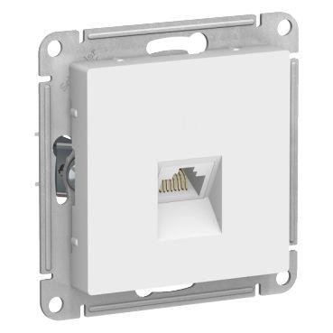  Механизм розетки компьютерной AtlasDesign RJ45 кат. 6А бел. SchE ATN000186 