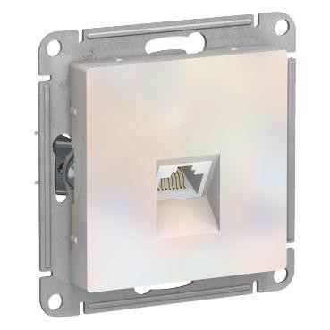  Механизм розетки компьютерной AtlasDesign RJ45 кат. 6А жемчуг SchE ATN000486 