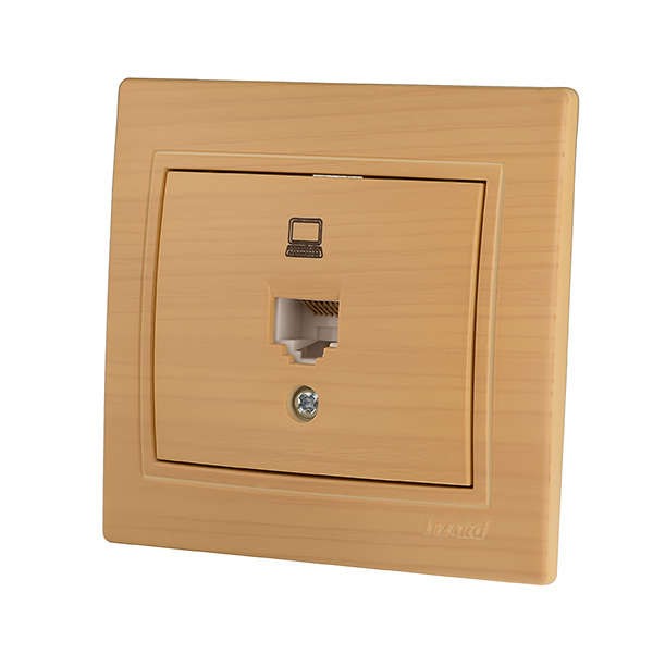  Розетка компьютерная 2-м Мира ясень LEZARD 701-4747-139 
