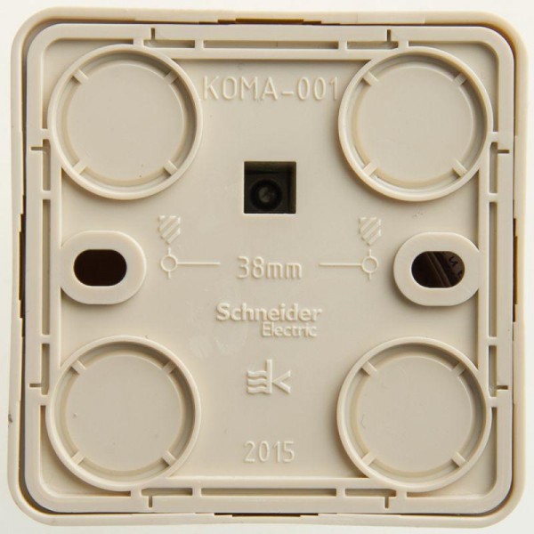  Розетка компьютерная ОП Этюд RJ45 CAT.5E крем. SchE KOMA-001K 