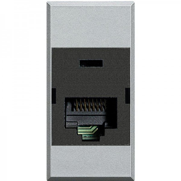  Розетка компьютерная Axolute RJ45 FTP CAT.6 110 алюм. Leg BTC HC4262C6S 