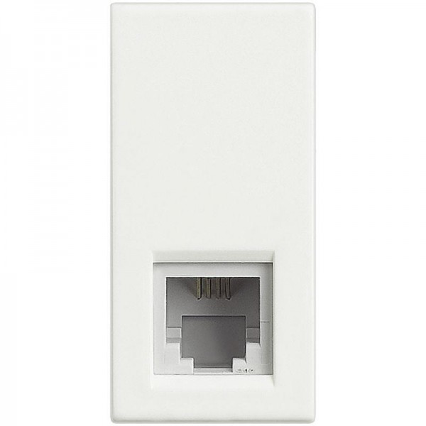  Розетка телефонная Axolute RJ11 К10 кат.3 бел. Leg BTC HD4258C11N 