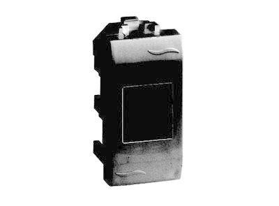 Розетка компьютерная СП Brava 1мод. RJ45 CAT.6A черн. DKC 77678N 