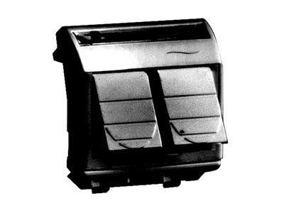  Розетка компьютерная СП Brava 2мод. RJ45 CAT.6 экран двойн. черн. DKC 77453N 