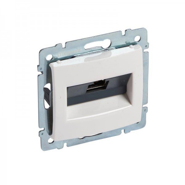  Механизм розетки комп. СП Valena RJ45 STP 10 GIGA 1 вых. бел. Leg 770072 