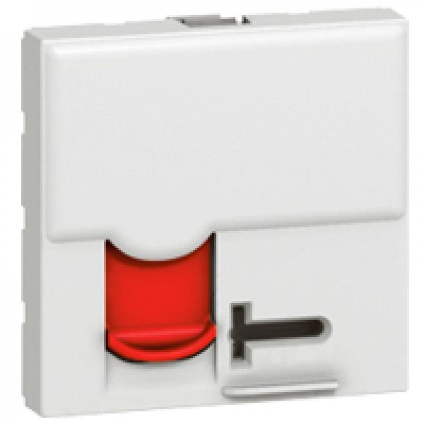  Механизм розетки комп. СП Mosaic 2мод. RJ45 UTP CAT.6A безопасн. Leg 076590 