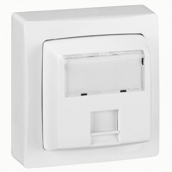  Розетка компьютерная Oteo RJ45 UTP CAT.5 в компл. Leg 086059 